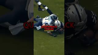 Top 10 quarterback tackles in NFL  Part 1 [upl. by Carri]