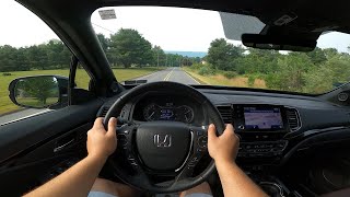 2023 Honda Ridgeline Black Edition  POV Test Drive Binaural Audio [upl. by Julis]