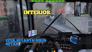 Game Bus Simulator Narik Penumpang Di Kota Dubai Real Hujan [upl. by Dirtsa]