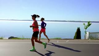 Traverse City Bayshore Marathon  2022 Highlights [upl. by Anelrihs]