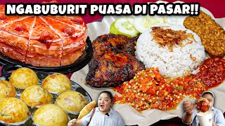 AJIB NGABUBURIT BUKA PUASA JAJAN DI PASAR LAMA TANGERANG [upl. by Everick]