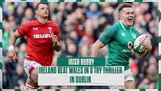 Irish Rugby TV Ireland v Wales 2018 NatWest 6 Nations Highlights [upl. by Haisi]