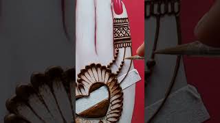 Beautiful mehndi design simply short video back hand mehndi scissor sa dil 💖 mehndi new2024sonam [upl. by Lunn534]