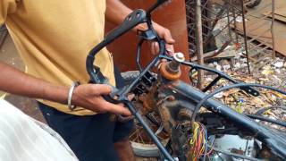 how to install pulsar 220 fairing pulsar 150180  bullet singh boisar Part 01 [upl. by Enaerb]