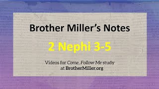 Come Follow Me  2 Nephi 35 [upl. by Pearlman]