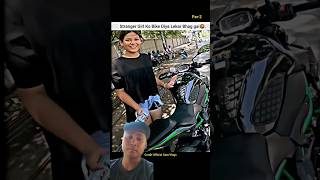 Stranger Girls Want To Rde Z900 Superbike👍✅automobile shortsfeed z900reaction shortsyoutube [upl. by Eannyl]