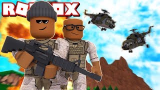 2 PLAYER MILITARY TYCOON IN ROBLOX [upl. by Anomas]