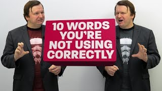 10 words youre not using correctly [upl. by Sirtimed]