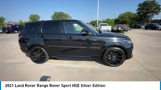 2021 Land Rover Range Rover Sport HSE Silver Edition  Lewisville Volkswagen [upl. by Rehsa]