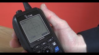 Introducing the Icom ICM94D…the World’s First Marine VHF Handheld Radio with AIS Receiver [upl. by Nohcim]