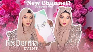 “Fix Derma Event  New Account New Beginnings Support My Journey” [upl. by Wehtam949]