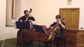 DRAGONETTI duetto per violoncello e contrabbasso full [upl. by Amikan]