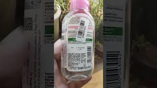 garnier micellar water youtubeshorts youtube [upl. by Parry]