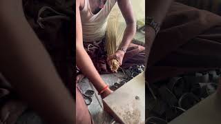 Hand skill Dust Broom Making Process making [upl. by Enair983]