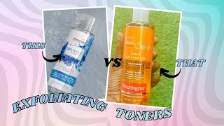 CREIGHTONS VS NEUTROGENA SALICYLIC ACID TONERS [upl. by Hanleigh983]