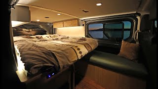 🚐 Renault Trafic L2  3 couchages et grand lit de 150x190cm  ⭐️⭐️⭐️⭐️ [upl. by Grefer771]