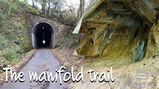 Cycling the Abandoned leek amp Manifold valley railway  now the Manifold trail Staffordshire UK [upl. by Ahsiekal]