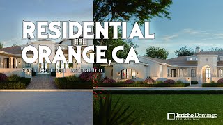 MediterraneanStyle Residential Exterior Rendering in Orange CA [upl. by Sudbury707]