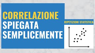 37 CORRELAZIONE LINEARE spiegata semplicemente [upl. by Yuhas]