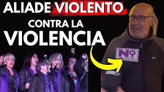 🟣 VITO QUILES se INFILTRA en MANIFESTACIÓN FEMINISTA y UN ALIADE LE AGREDE 🟣 [upl. by Der191]