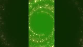 Circular Golden Particles Green Screen Video Effects  Gold Particles Green Screen Video [upl. by Braden]