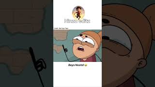 Boys Hostel 😂 funnyvideos funnymemes funnyreels funnyanimation notyourtype [upl. by Deeas678]