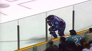 Best of Forsberg QB Pass to Rob Blake [upl. by Gamin]