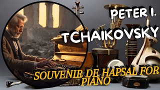 Tchaikovsky  Souvenir De Hapsal For Piano [upl. by Annaerb]