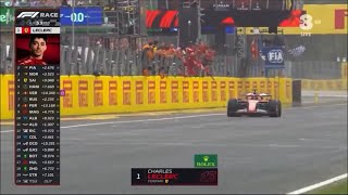 Italian commentators react to Leclercs victory in Monza  🇮🇹 [upl. by Aharon]