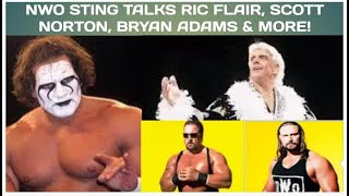 NWO Sting talks Ric Flair Scott Norton Mike Rotundo Bryan Adams and Much Much More [upl. by Annot66]