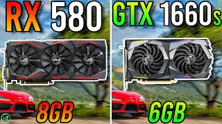 RX 580 8GB vs GTX 1660 Super  8GB VRAM Better [upl. by Hatcher]