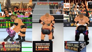 WRESTLING REVOLUTION 2D VS WRESTLING EMPIRE VS WRESTLING REVOLUTION 3D FINISHERS COMPARISON [upl. by Sigismond]