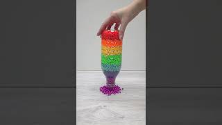 Colored Plastic Beads in a Bottle Oddly Satisfying [upl. by Jenifer521]