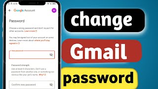 How To Change Gmail Password  Gmail password change Karne Ka trika [upl. by Cooke]