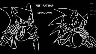 FNF Rat Rap  SPINDOWN [upl. by Yaresed]