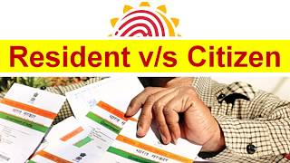 Indian Resident vs Citizen What is the difference  Who can become citizen of India [upl. by Keefe]