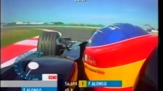 F1 MagnyCours 2001  Fernando Alonso Onboard [upl. by Hgielrebma917]