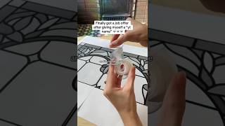 Job Hunt Rant while I DIY diy studioghibli stainedglassdiy howlsmovingcastle [upl. by Isis]