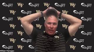 Wake Forest Football Postgame Press Conference vs Stanford Oct 26 2024 [upl. by Leda]