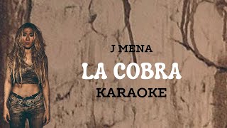 J mena  La Cobra KARAOKE [upl. by Hatch575]