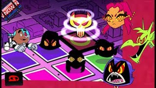 Teen Titans Go Rescue of Titans  Three Bosses Cartoon Network Games [upl. by Yrolam]