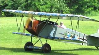 Fokker D VII at Old Rhinebeck Aerodrome 2013 [upl. by Punke]