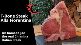 TBone Steak ALLA FIORENTINA real Florentine steak of Chianina [upl. by Dopp]