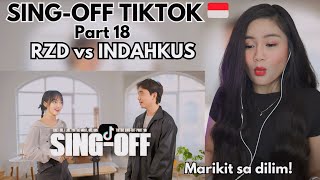 RZD vs INDAHKUS  SINGOFF TIKTOK SONGS PART 18 II REACTION VIDEO [upl. by Freyah]