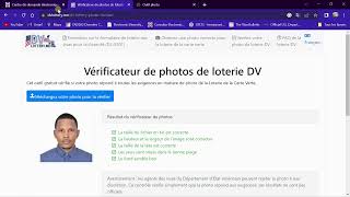 Comment Vérifier Que Sa Photo respecter tout les normes de la dv loterie [upl. by Rehttam]