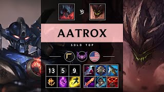 Aatrox Top vs Malphite Rampage  NA Master Patch 1420 [upl. by Aneerbas]