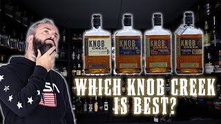 Which Knob Creek is the BEST Four way Bourbon Blind [upl. by Ahsiruam]