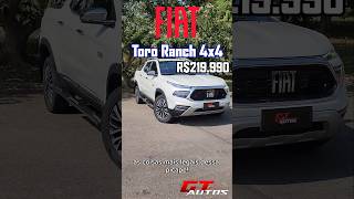 As coisas mais legais da Fiat Toro Ranch 20 Diesel 4x4 shorts [upl. by Nimzaj]