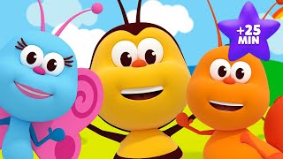 The Hokey Pokey Dance and More Songs 2  Kids Songs amp Nursery Rhymes  Boogie Bugs [upl. by Sirtaeb]