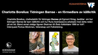 Bokmässan 2024 – Charlotta Borelius tidningen Bamse – en förmedlare av källkritik [upl. by Enneiviv]